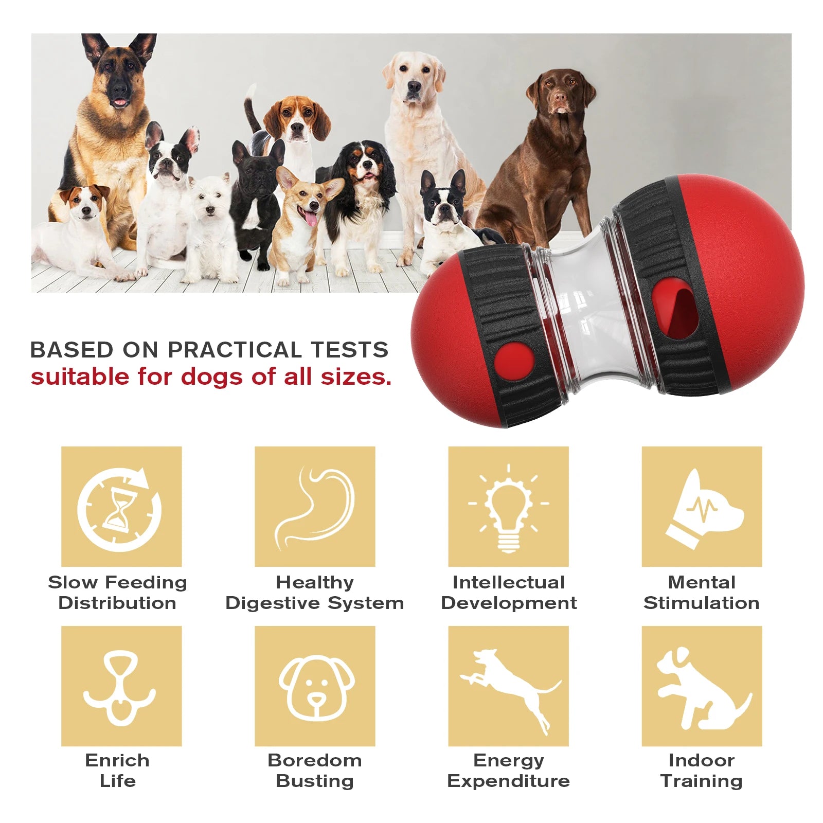 Pet Ball Adjustable Treat Container 