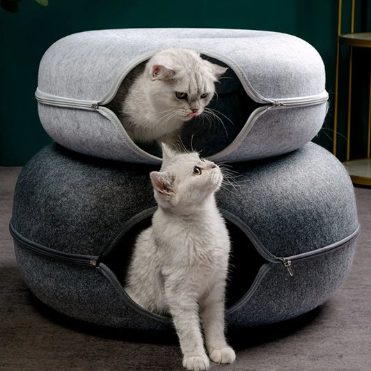 Donut Cat Bed Tunnel