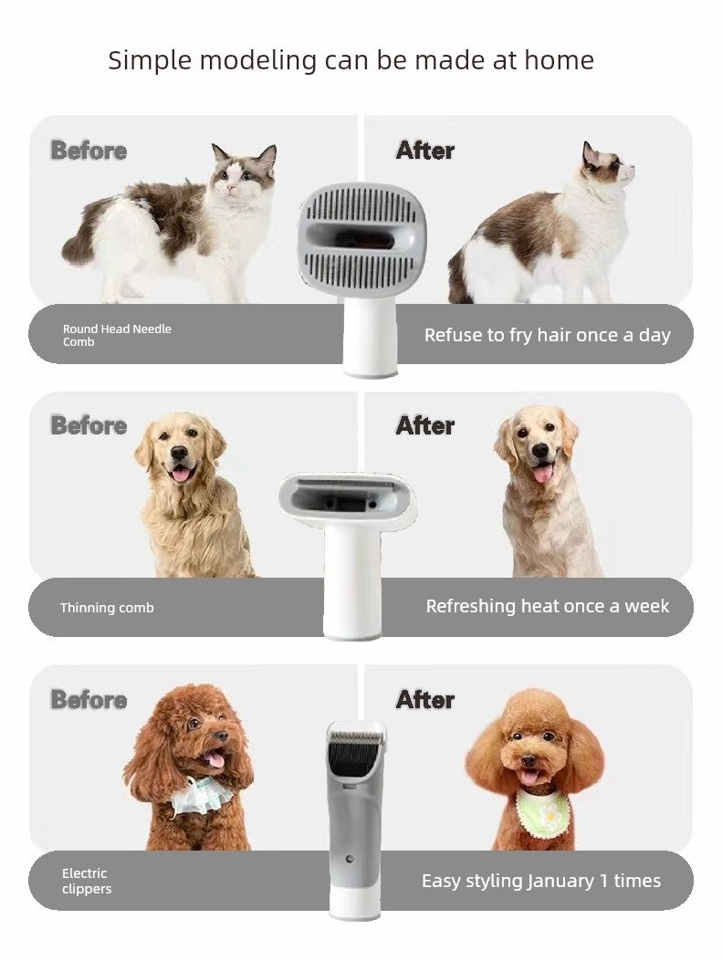 Pet Care All-in-One Electric Clipper Fur Cleaner